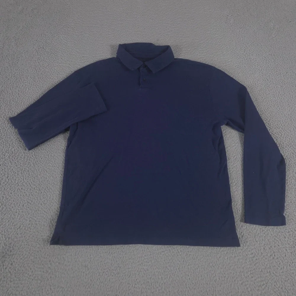 LOT OF 2 Banana Republic Polo Shirt Mens XL Navy Don't-Sweat-It Luxe Touch Pique